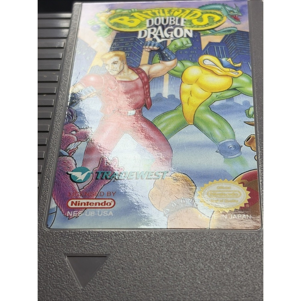 Battletoads & Double Dragon The Ultimate Team Nintendo NES Authentic Tradewest - Picture 14 of 16